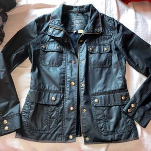 J. Crew Relaxed Boyfriend Field Jacket in black